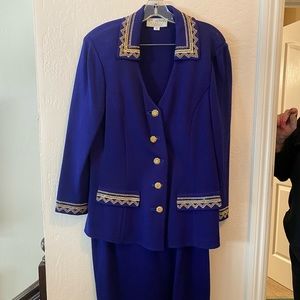 St. Johns Evening by Marie Gray Size 12 Blue Suit